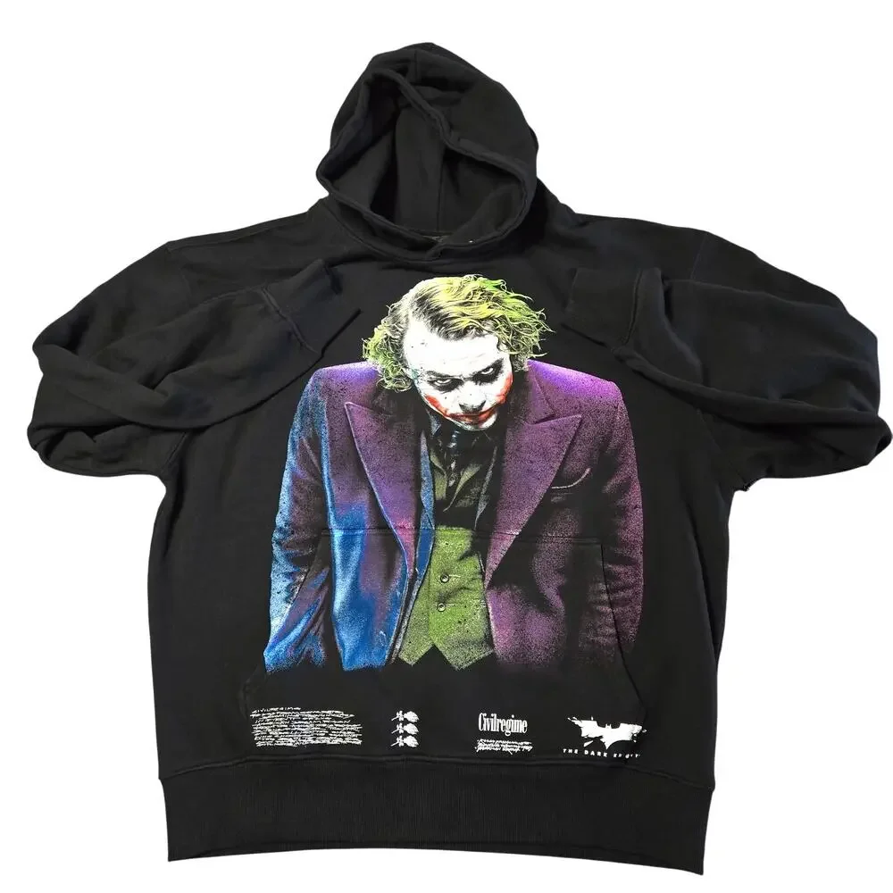 Civil Regime Darc Sport Sz Large Batman Heath Ledger Jokers World Hoodie
